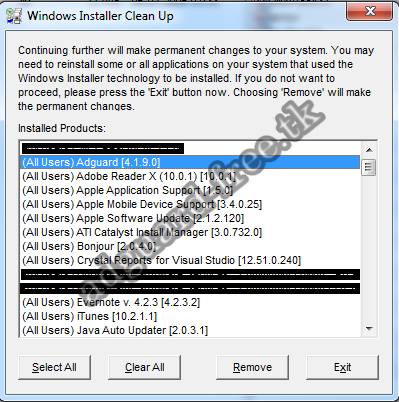 how to uninstall adguard windows 7