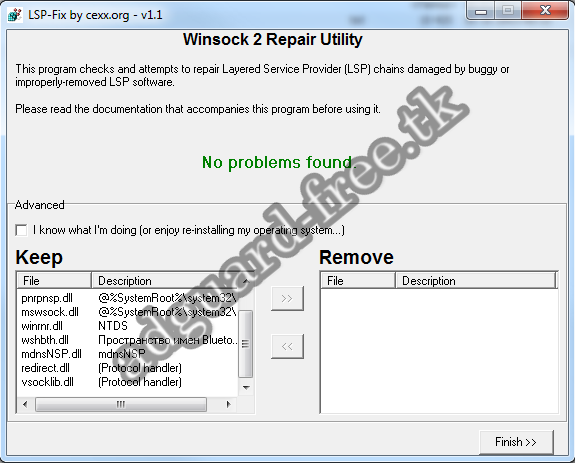 LSPFix window